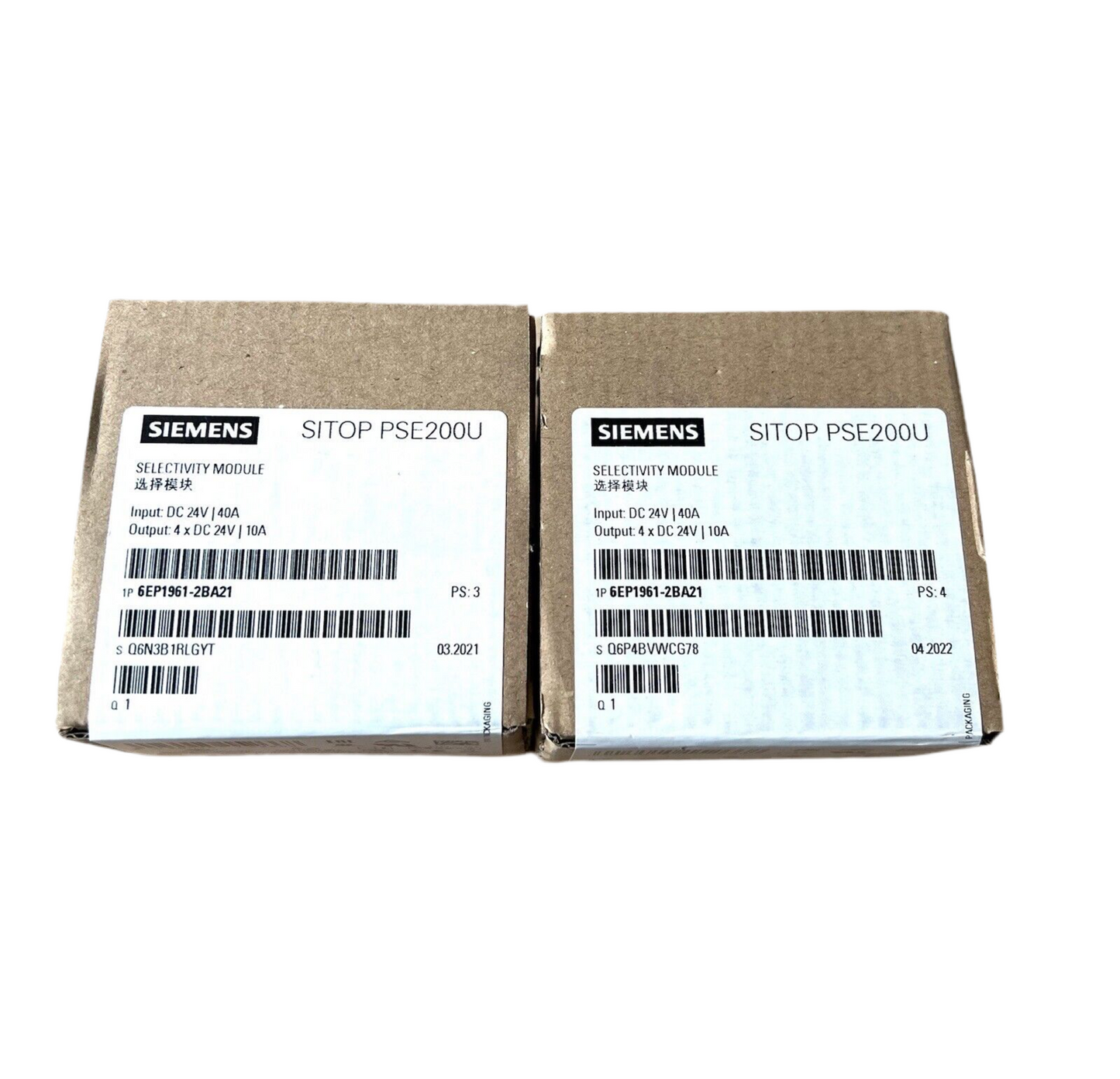 1x Siemens 6EP1961-2BA21 SITOP PSE200U 6EP1 961-2BA21 Selectivity Module