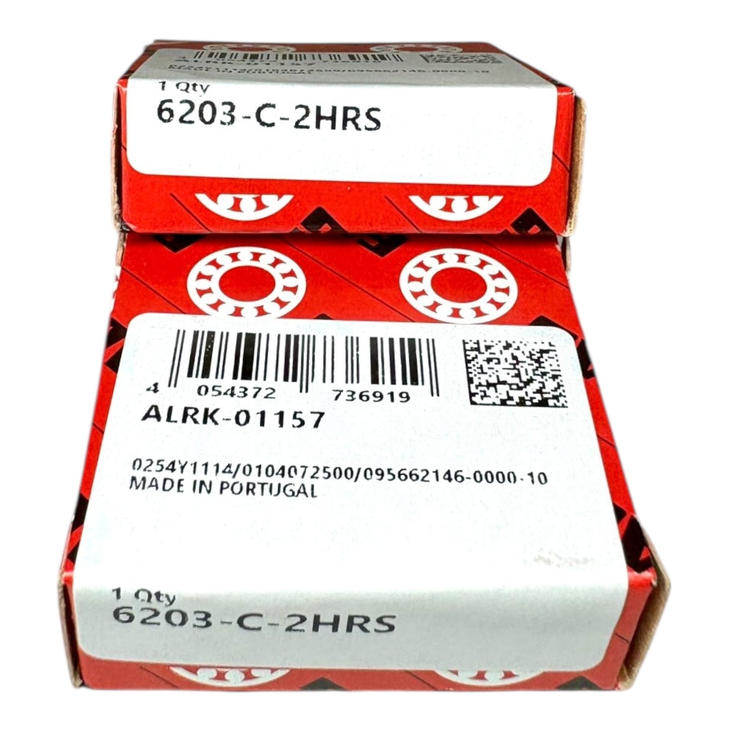 2x FAG 6203-C-2HRS Rillenkugellager 17x40x12 mm Kugellager 6203 2RSH