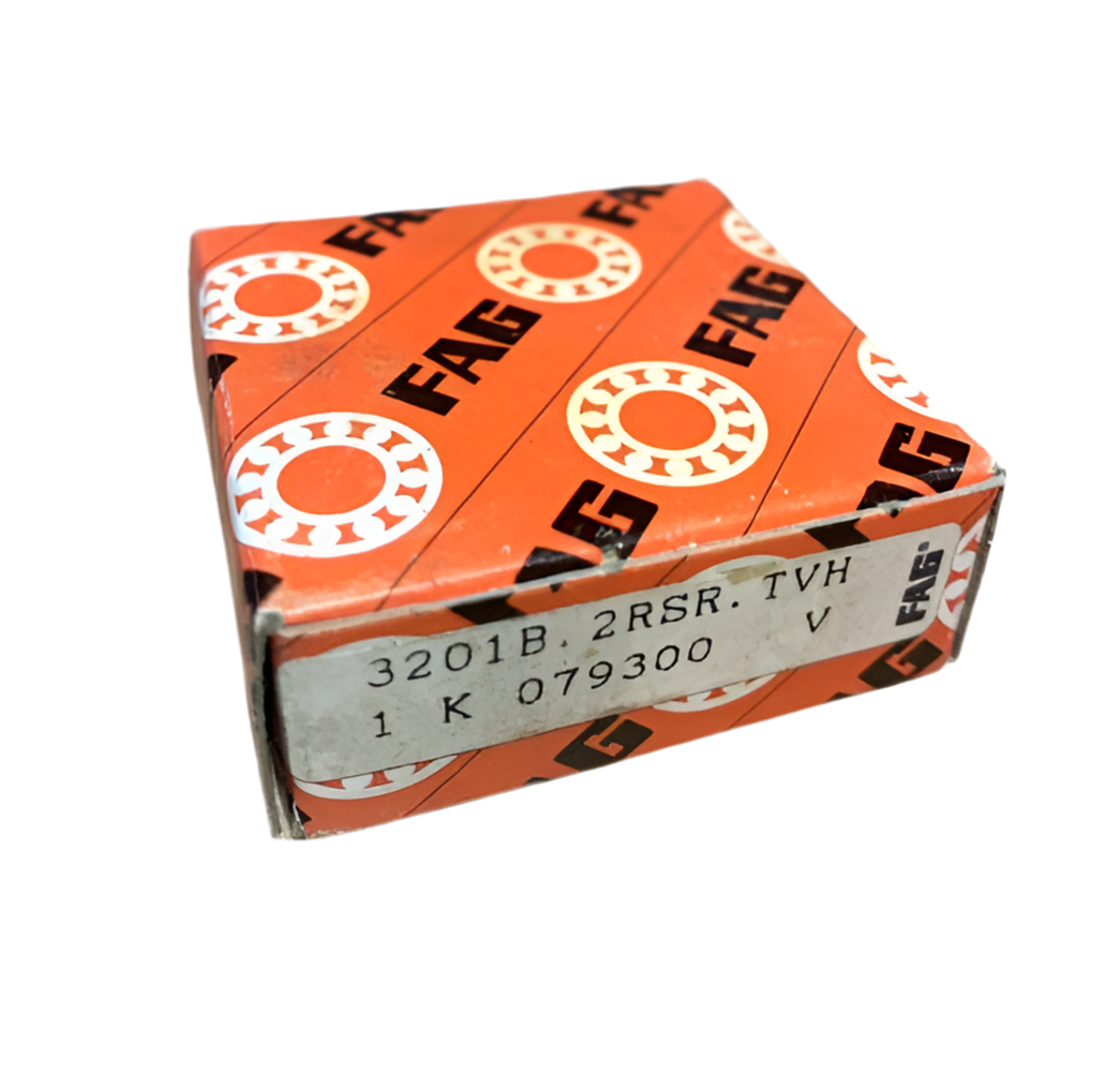 1x FAG 3201-B-2RSR-TVH angular contact ball bearing 12x32x15.9mm 3201 B 2RS TVH ball bearing