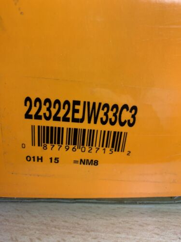 1x TIMKEN 22322 EJW33/C3 Pendelrollenlager 110x240x80 mm Kugellager
