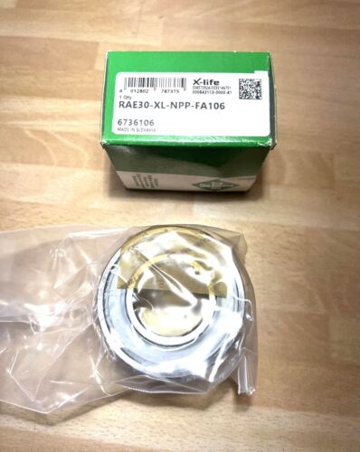 1x INA RAE30-XL-NPP-FA106 Spannlager 30x62x35,8 mm RAE30 XL NPP FA106 Kugellager