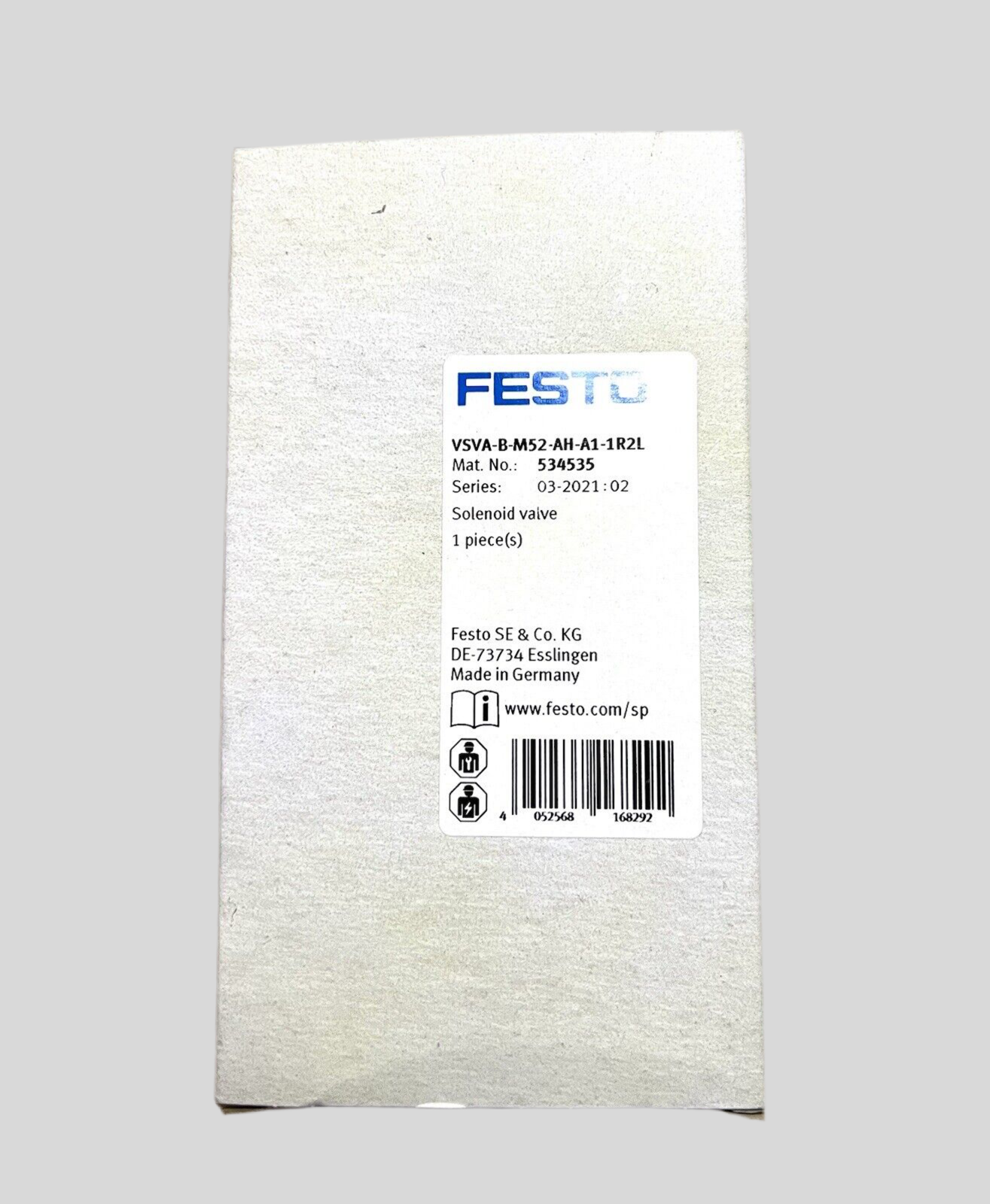 1x Festo VSVA-B-M52-AH-A1-1R2L monostabil Elektro Magnetventil Nr. 534535