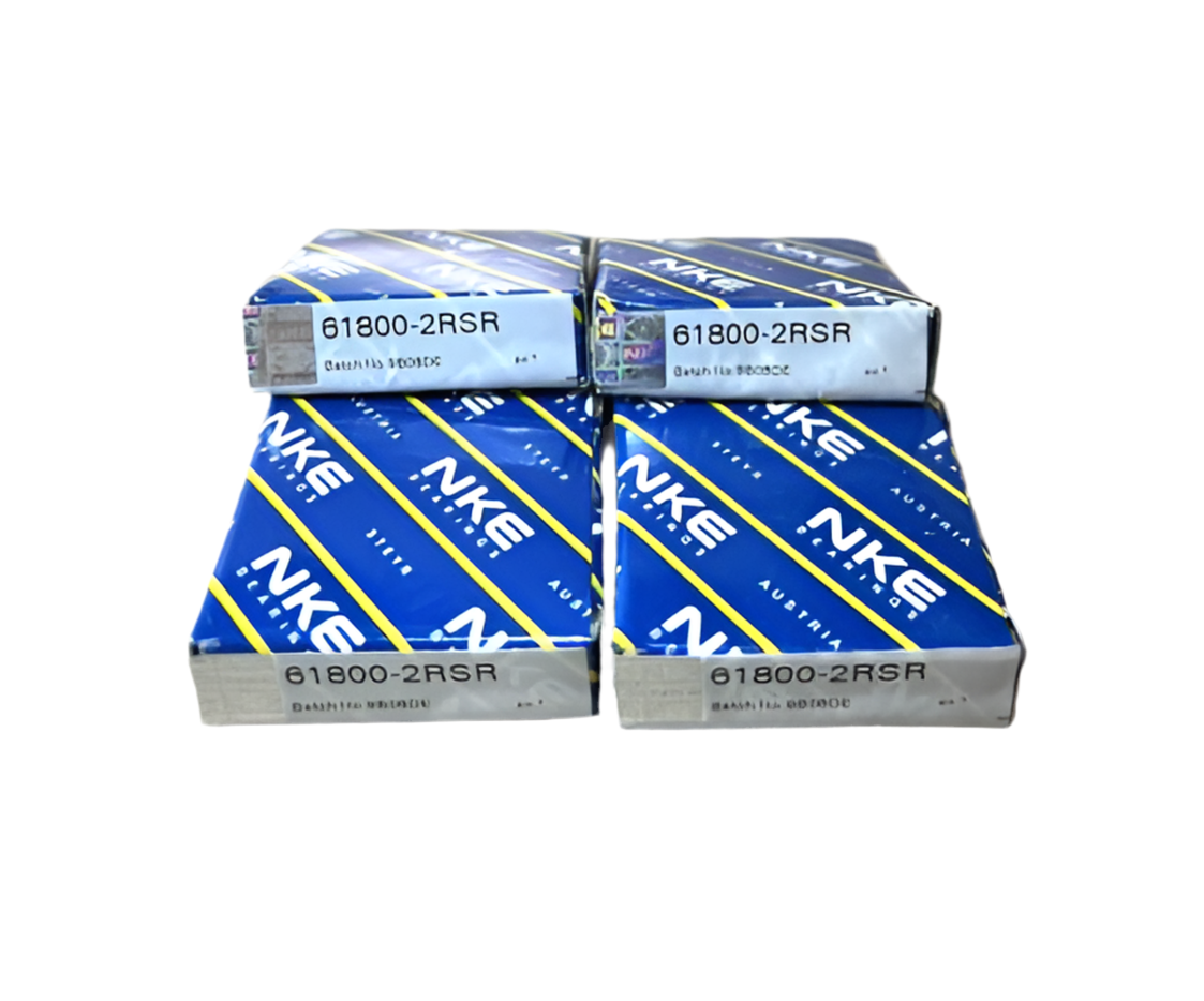 4x NKE 61800-2RSR Rillenkugellager 10x19x5 mm Kugellager 6800 61800 2RS1 2RS