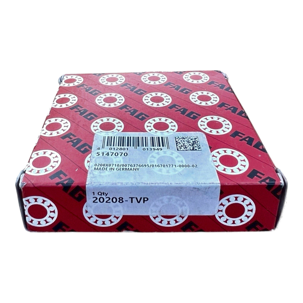 1x FAG 20208 -TVP Tonnenlager 40x80x18 mm Kugellager