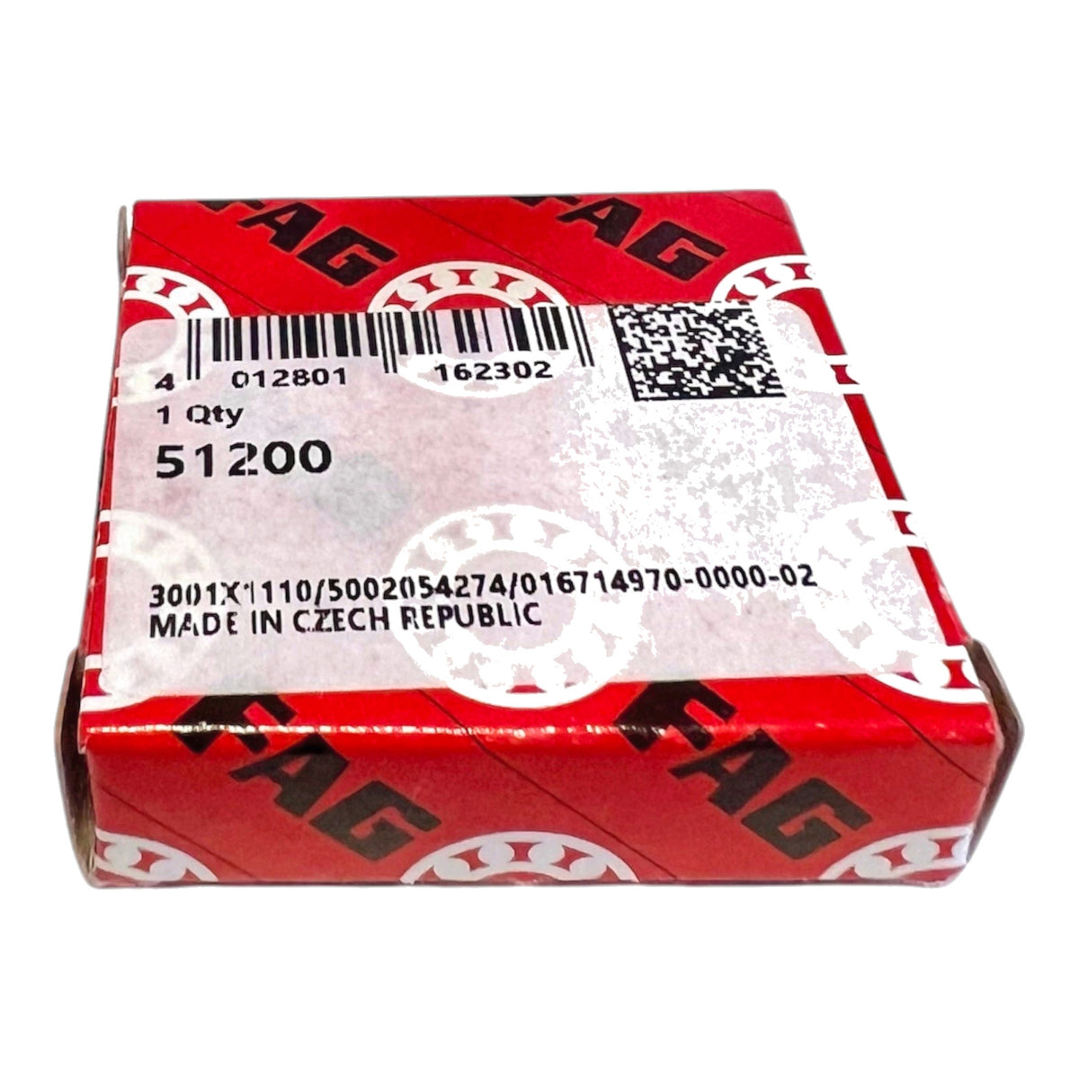 1x FAG 51200 axial deep groove ball bearing 10x26x11 mm ball bearing