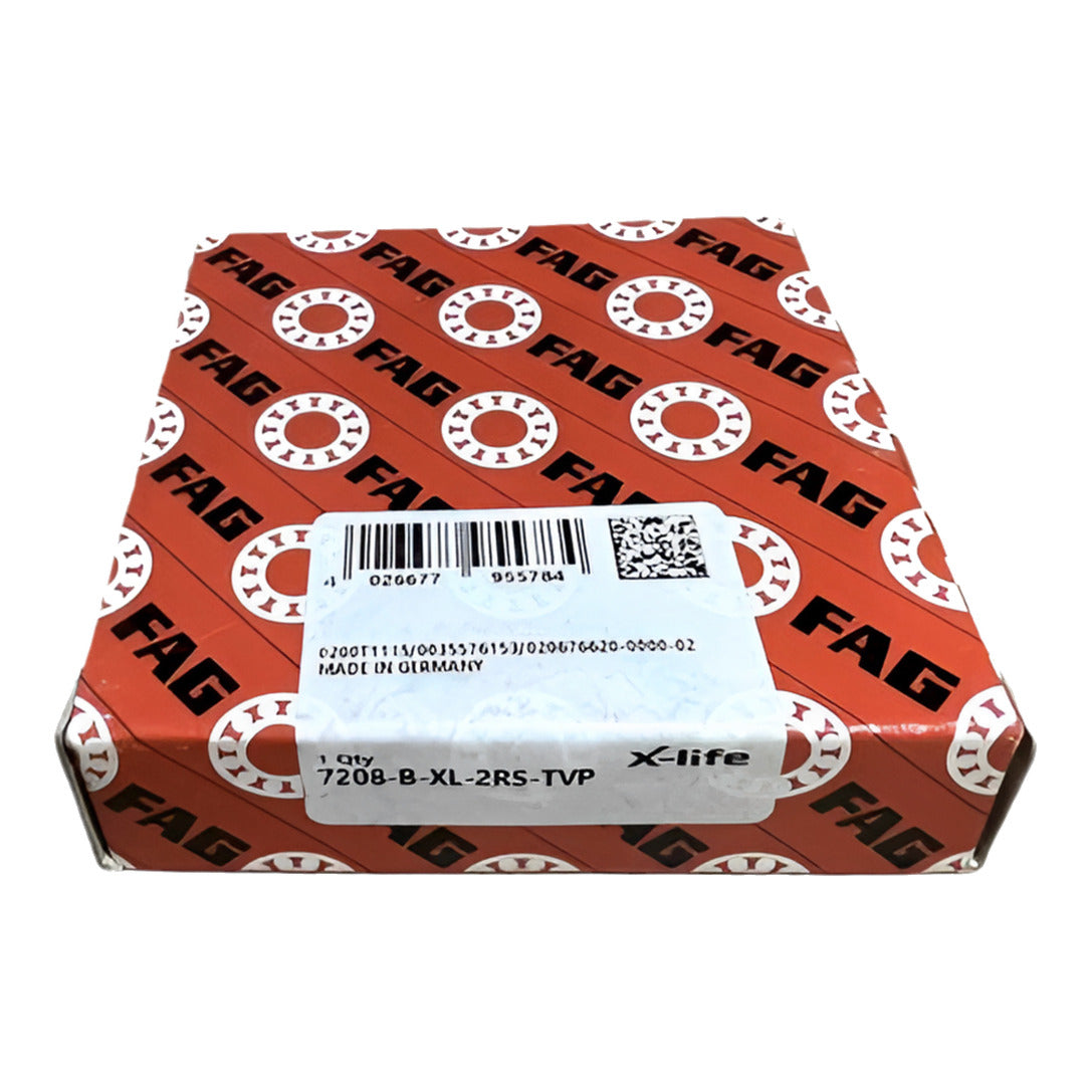 1x FAG 7208 B-XL-2RS-TVP angular contact ball bearing 40x80x18 mm X-Life ball bearing