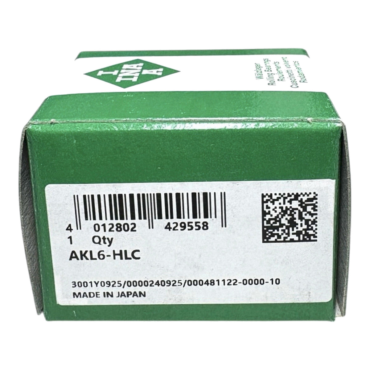 1x INA AKL6-HLC Axial-Rillenkugellager 6x14x5 mm Kugellager