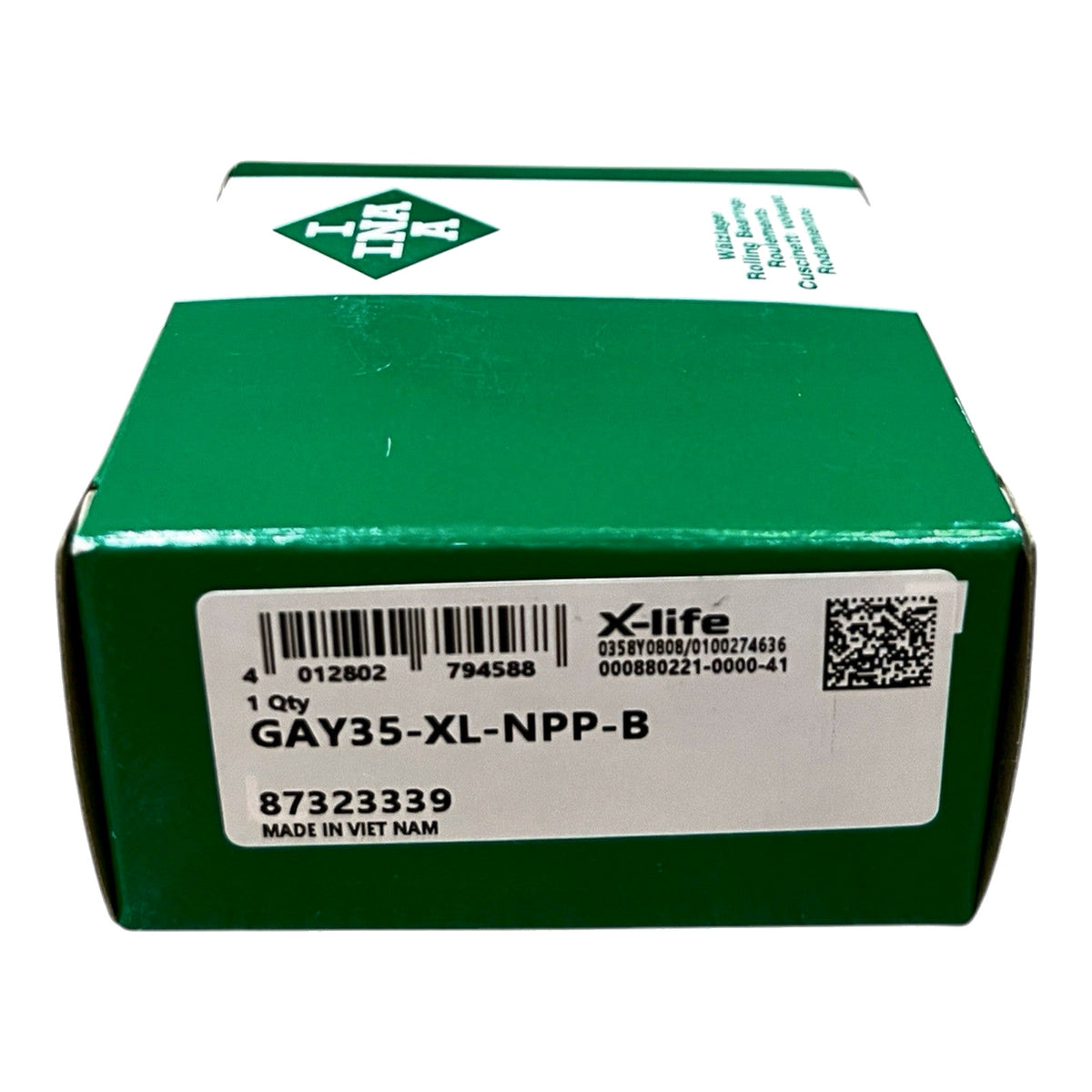 INA GAY35-XL-NPP-B Spannlager 35x72x35mm