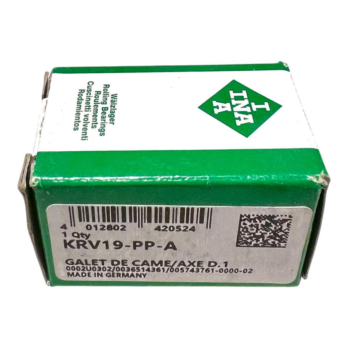INA KRV19-PP-A Kurvenrolle 8x19x11mm KRV 19 PP A