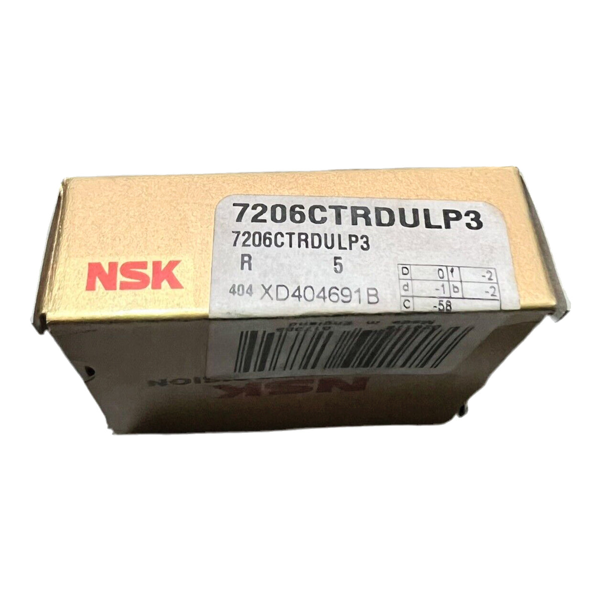 NSK 7206CTRDULP3 Schrägkugellager 30x62x16 mm – Bild 2