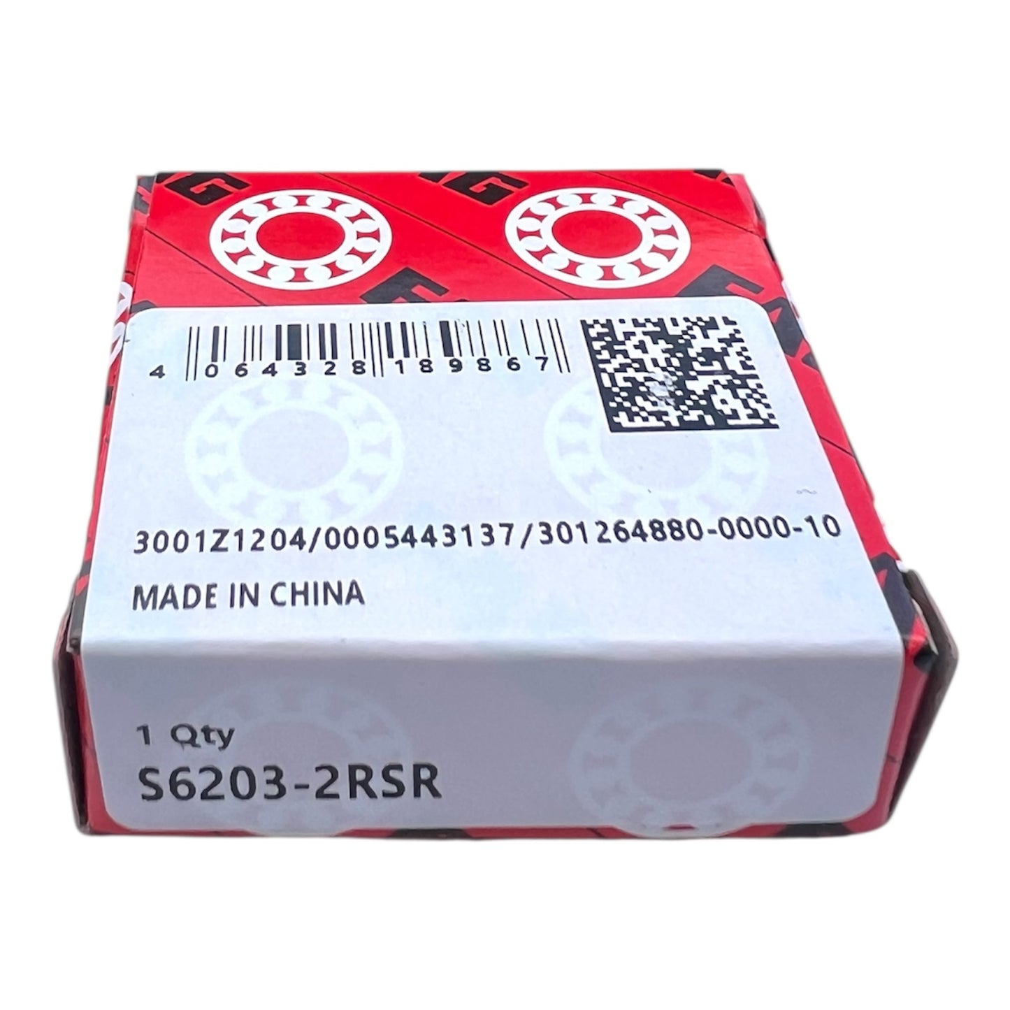 1x FAG S6203-2RSR Rillenkugellager 17x40x12 mm rostarmes Kugellager S 6203 2RSR HLC