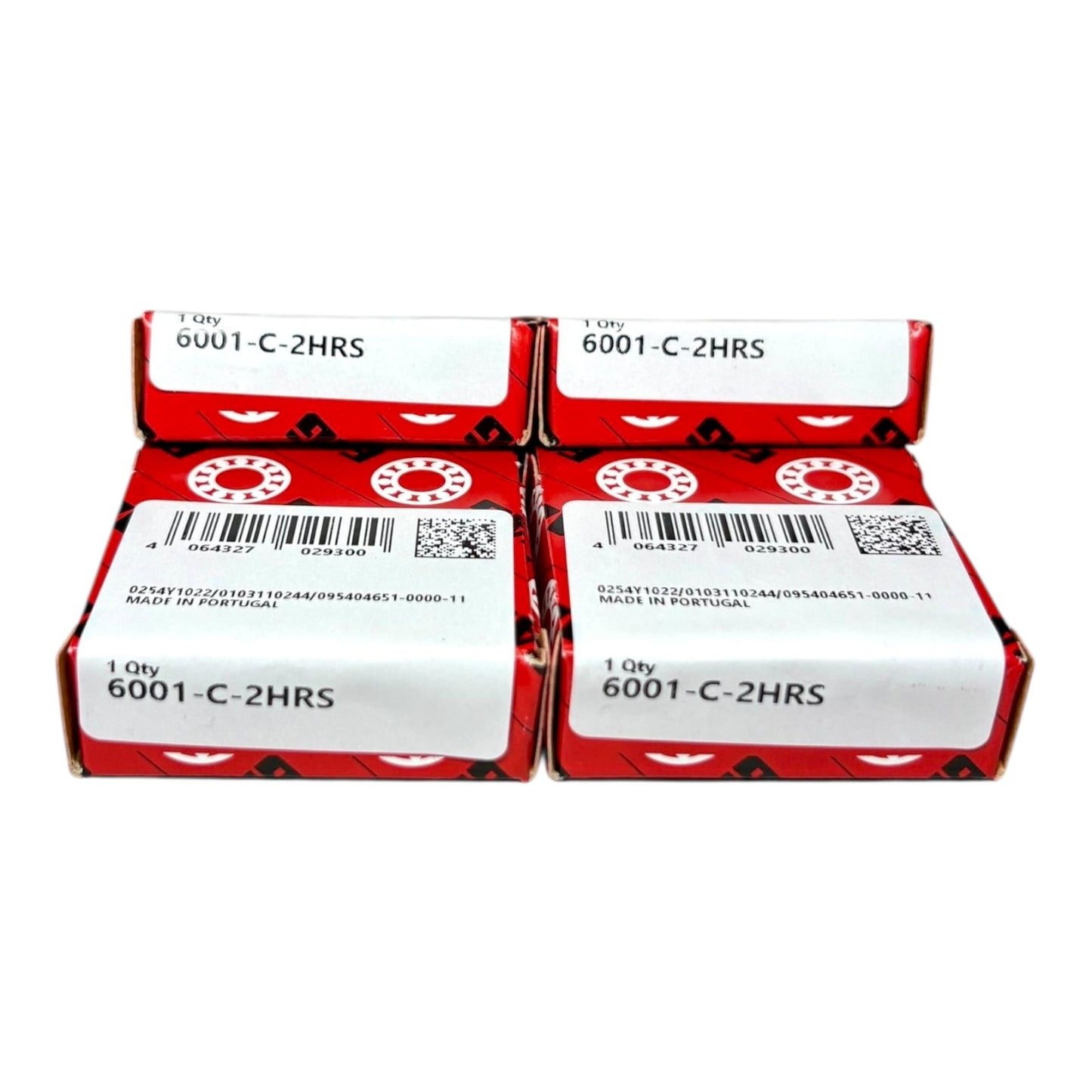 4x FAG 6001-C-2HRS Rillenkugellager 12x28x8 mm Kugellager