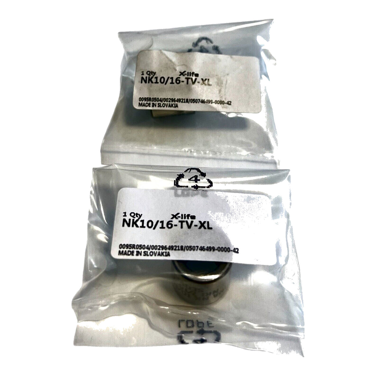 2x INA NK10/16-TV-XL Nadellager 10x17x16 mm