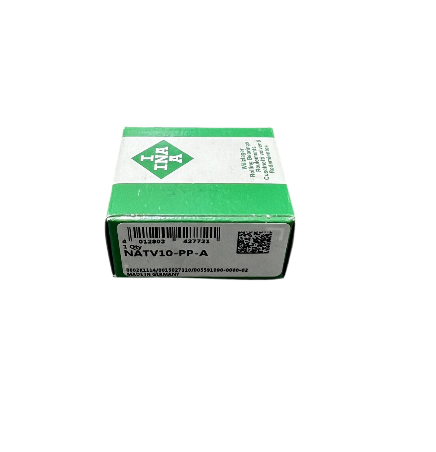 1x INA NATV10-PP-A Stützrolle 10x30x15 mm Kugellager