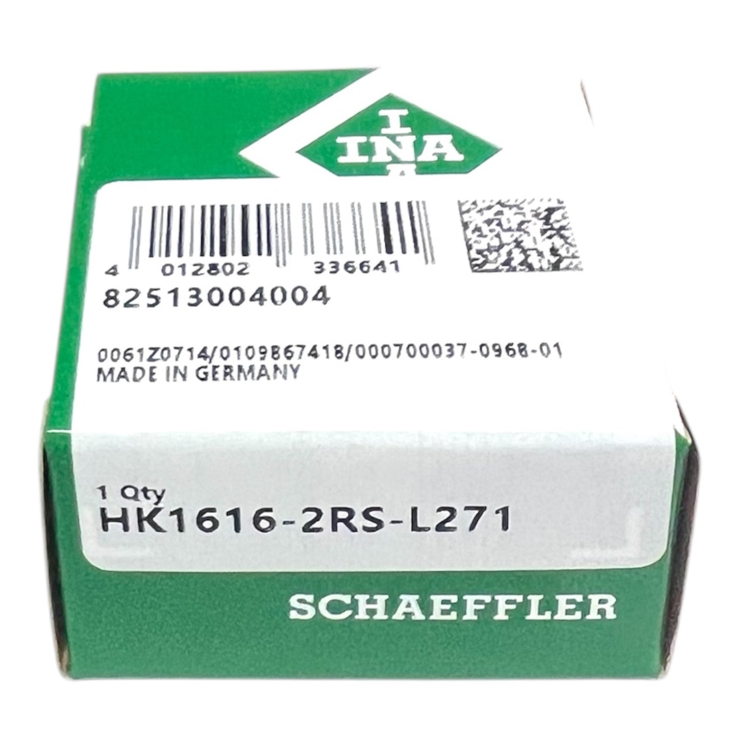 1x INA HK1616 2RS-L271 = HK-1616-LL Nadelhülse 16x22x16 mm Nadellager