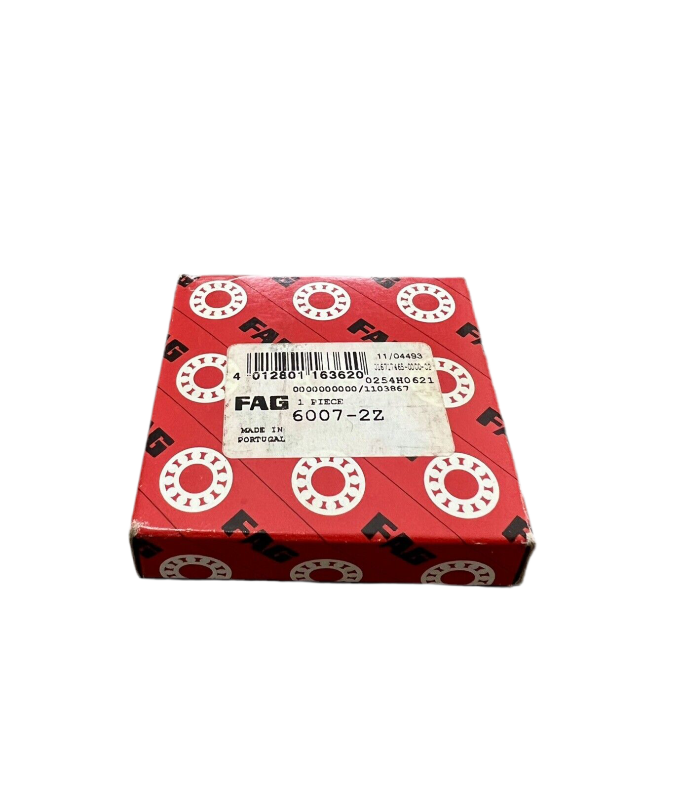 1x FAG 6007-2Z Rillenkugellager 35x62x14 mm