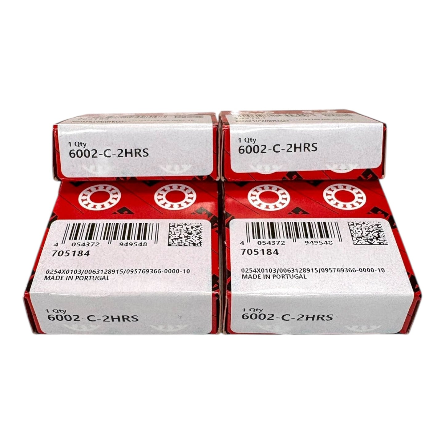 4x FAG 6002-C-2HRS Rillenkugellager 15x32x9 mm Kugellager