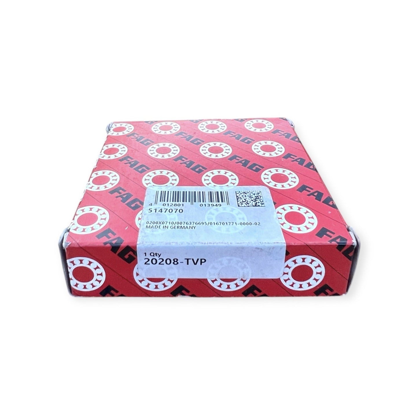 1x FAG 20208 -TVP Tonnenlager 40x80x18 mm Kugellager