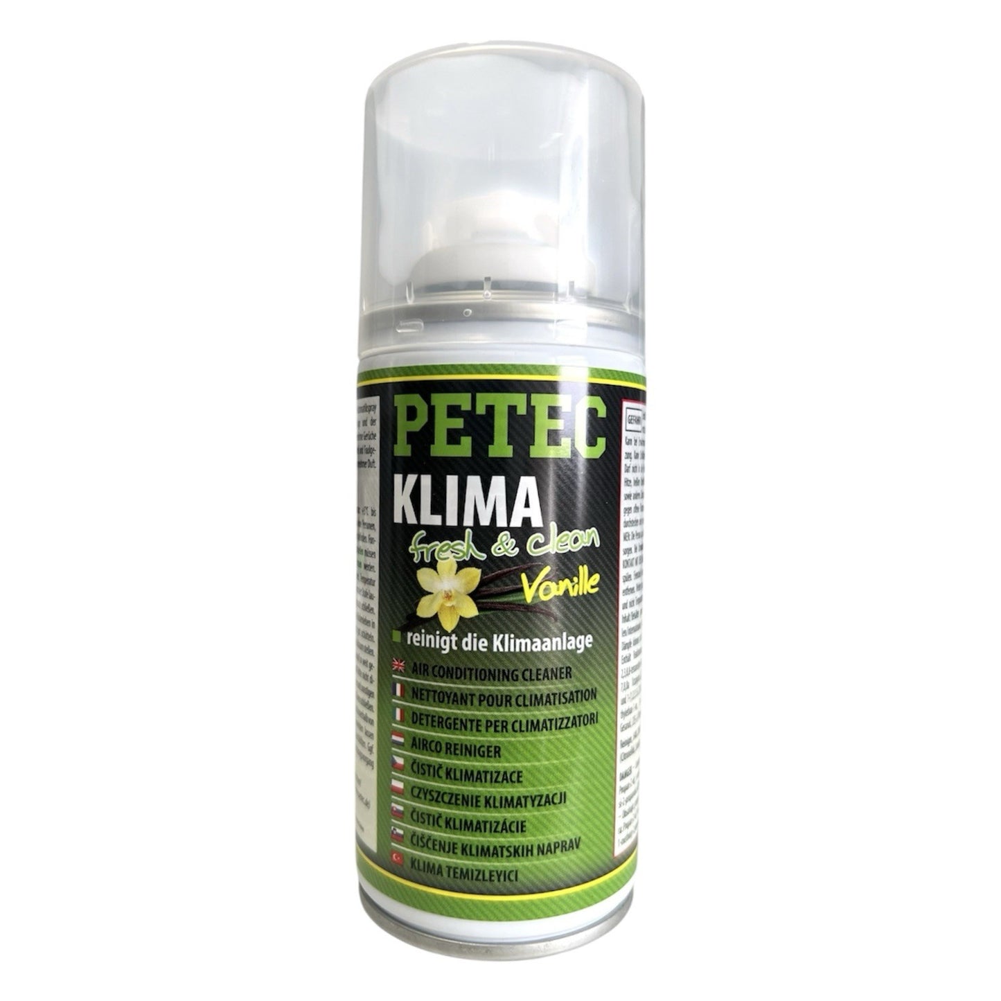 1x Petec Vanille Klimaanlagenreiniger Fresh&Clean Automatik Spray 75ml 71470