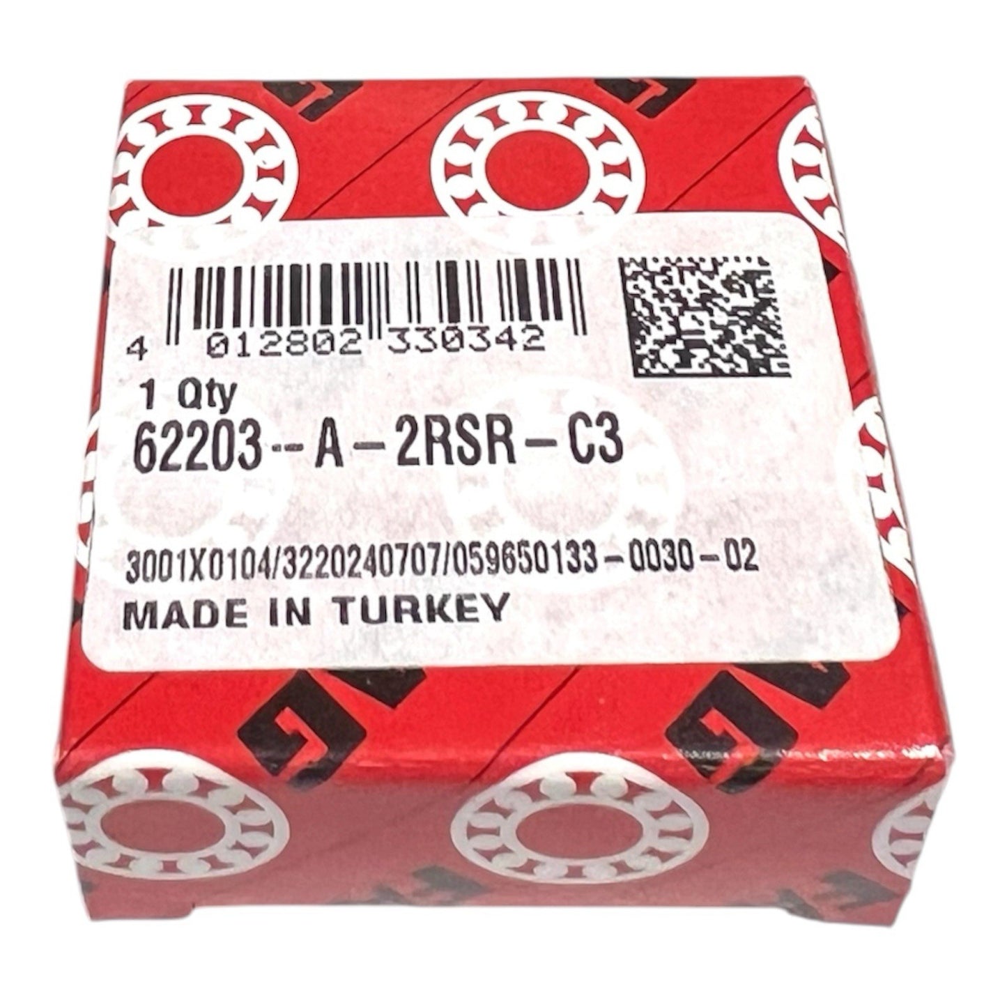 1x FAG 62203-A-2RSR-C3 Rillenkugellager 17x40x16 mm Kugellager