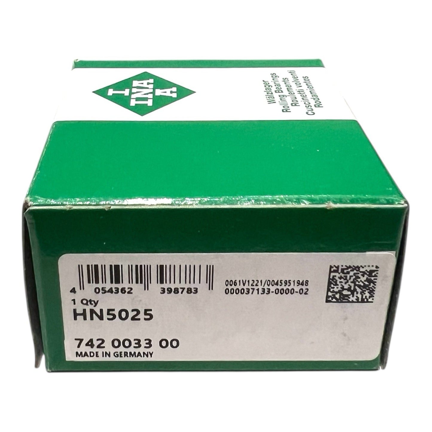 1x INA HN5025 Nadelhülse 50x58x25 mm HN 5025 vollnadelig Kugellager