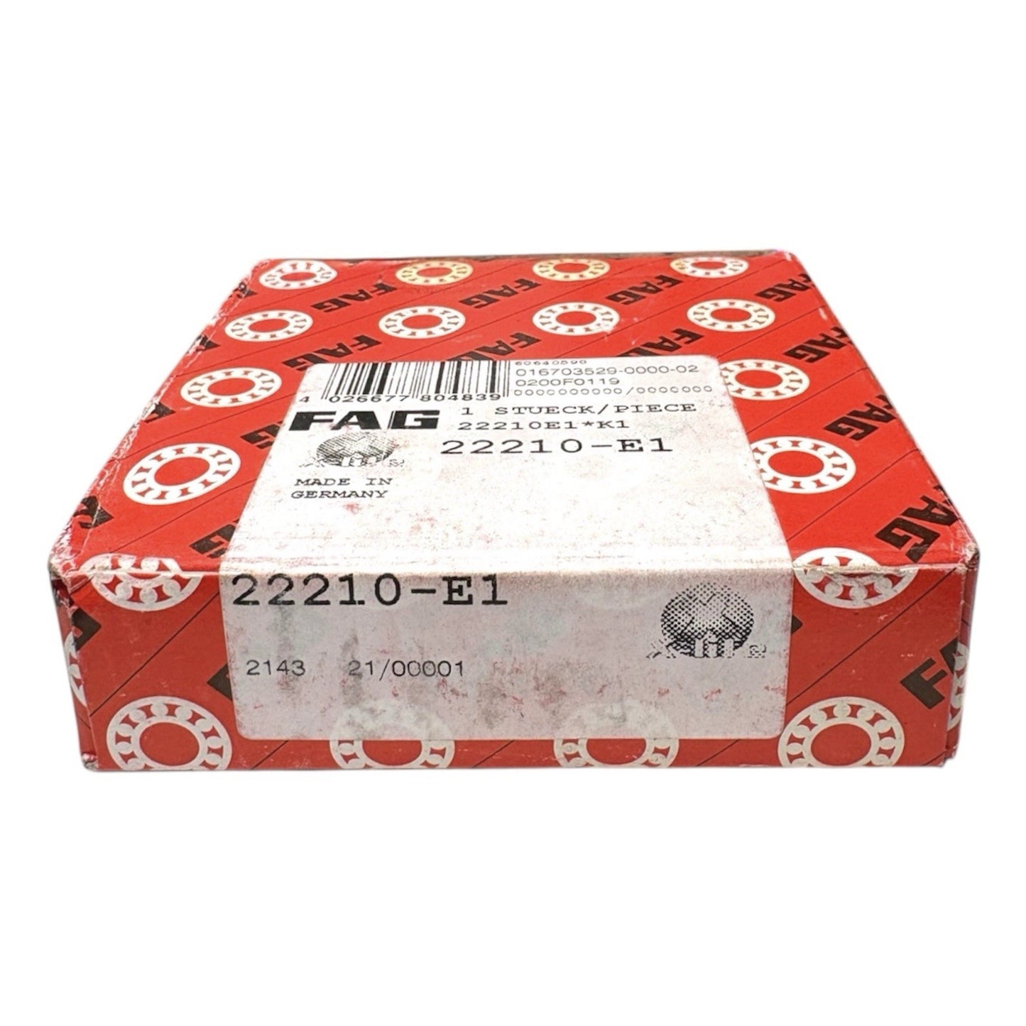 1x FAG 22210-E1 Pendelrollenlager 50x90x23 mm Kugellager