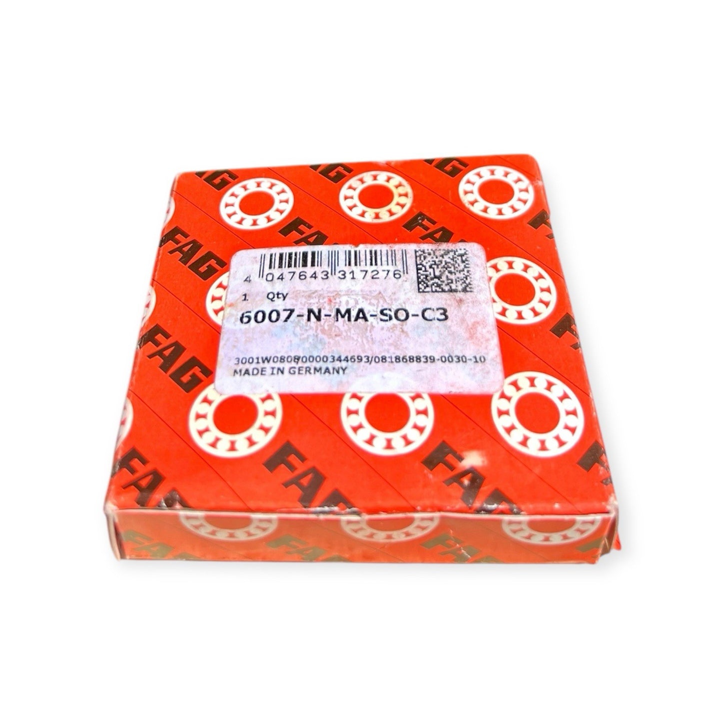 1x FAG 6007-N-MA-SO-C3 Rillenkugellager 35x62x14 mm Kugellager