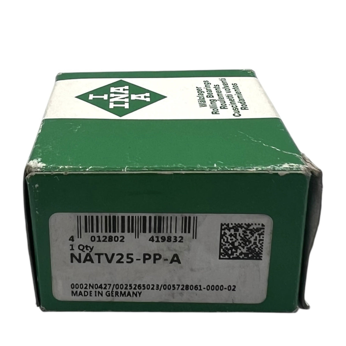 1x INA NATV25-PP-A Stützrolle 25x52x25 mm Kugellager