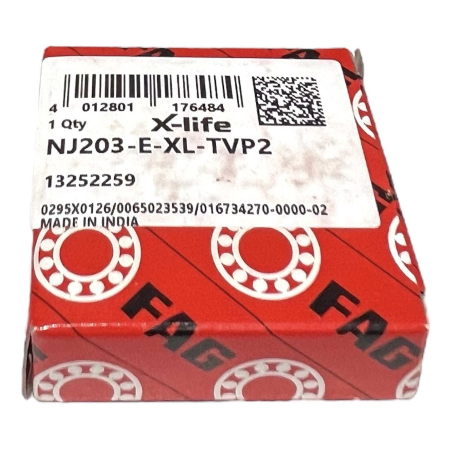 1x FAG NJ203-E-XL-TVP2 Zylinderrollenlager 17x40x12 mm Kugellager