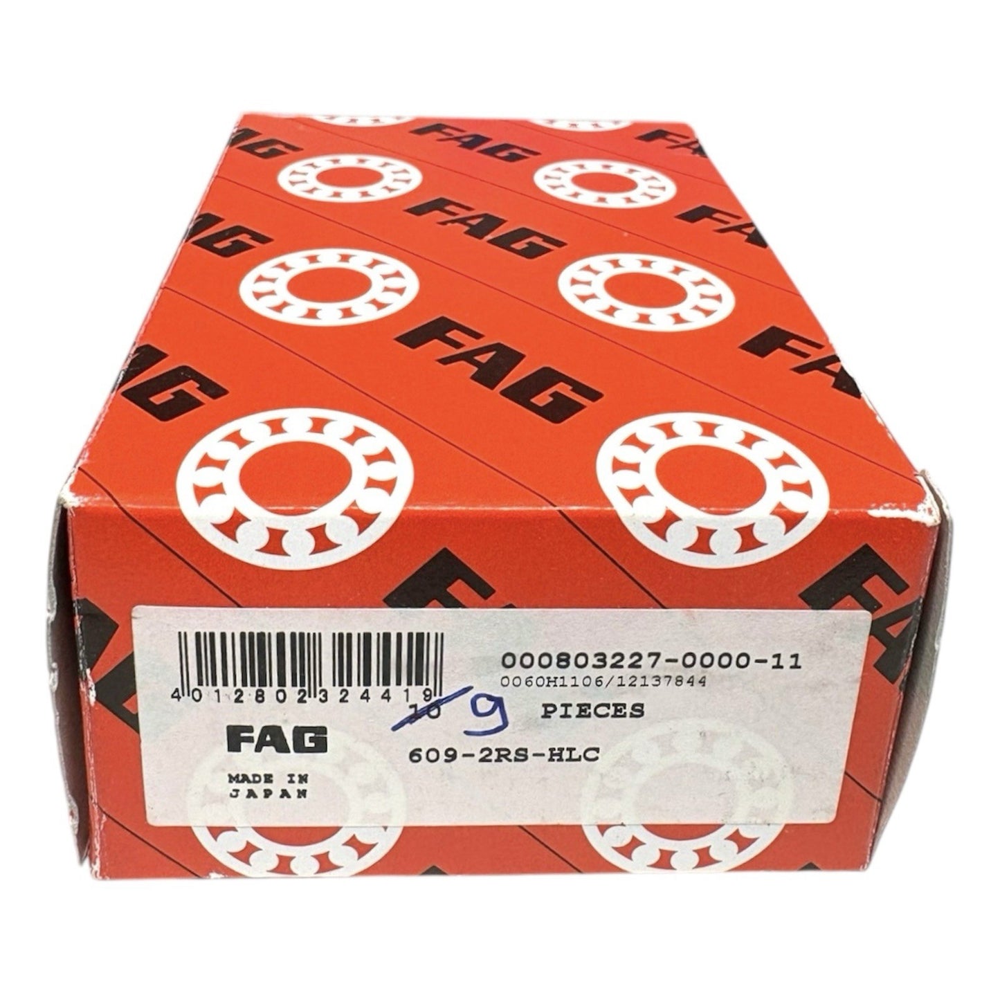 9x FAG 609-2RS-HLC Rillenkugellager 9x24x7 mm Kugellager