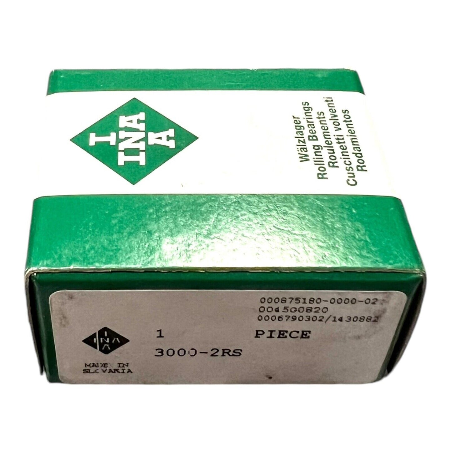 1x INA 3000-2RS Schrägkugellager 10x26x12 mm Kugellager