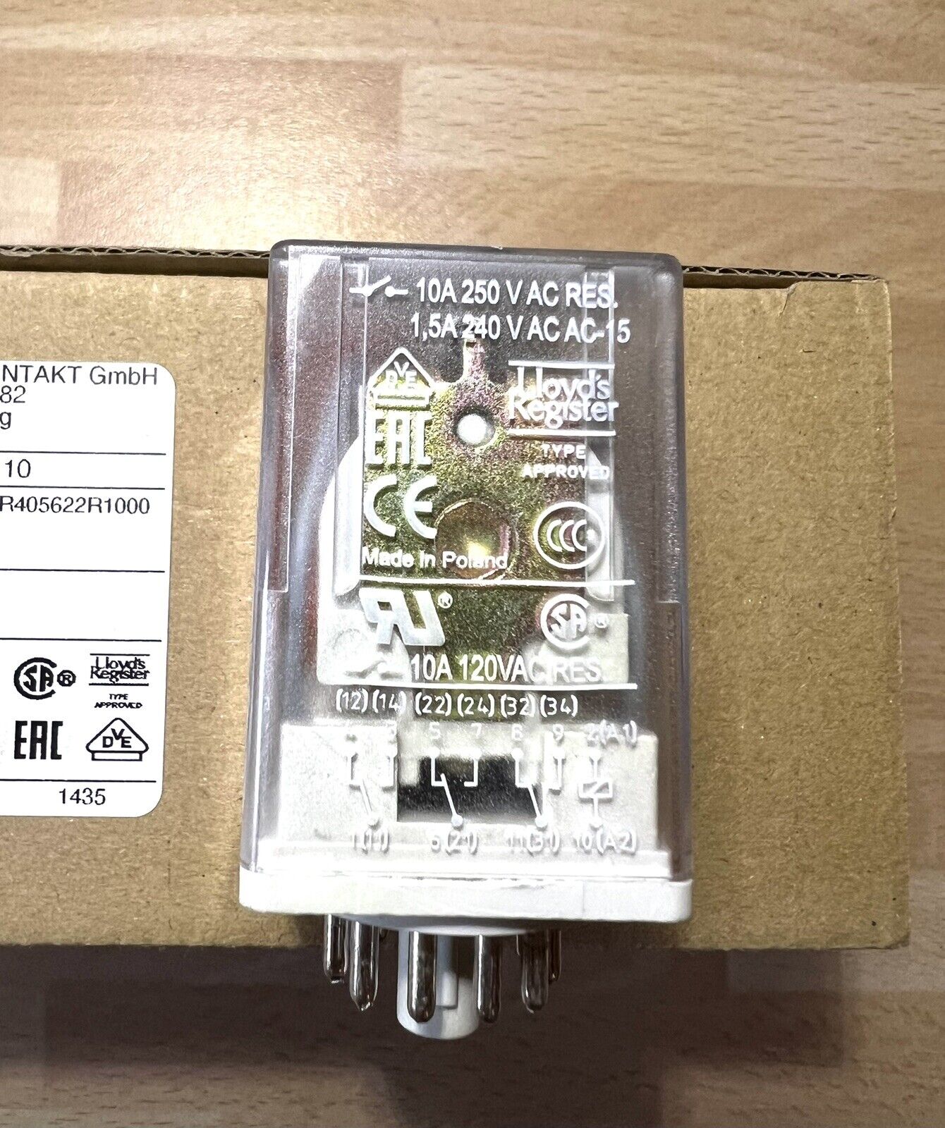 8x ABB CR-U024DC Interface Relais 1SVR405622R1000