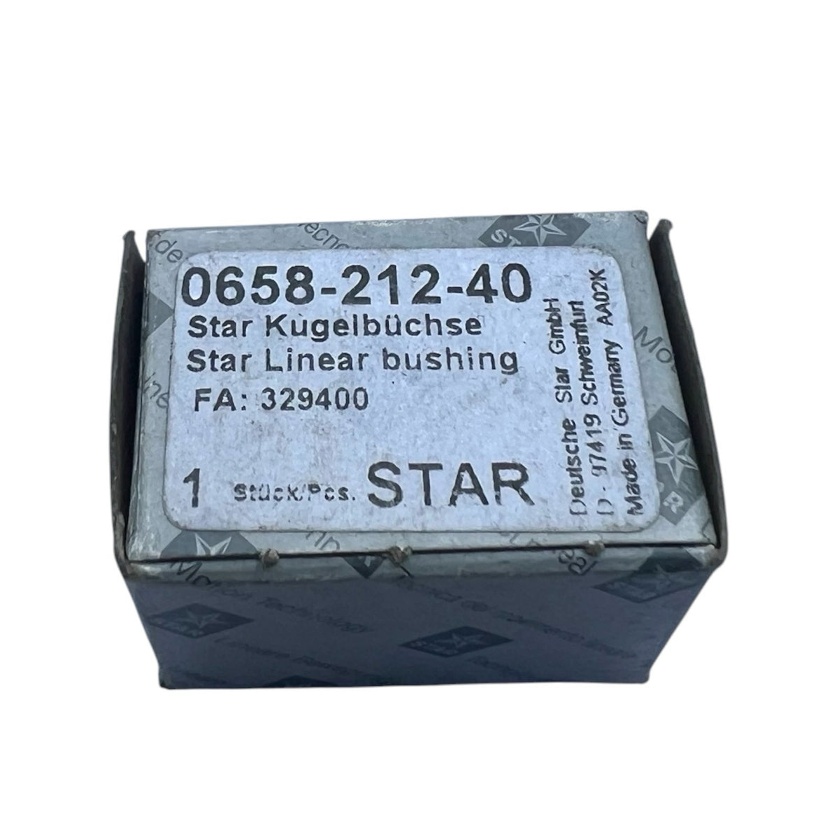 1x STAR 0658-212-40 Kugelbüchse 12x19x28 mm Kugellager