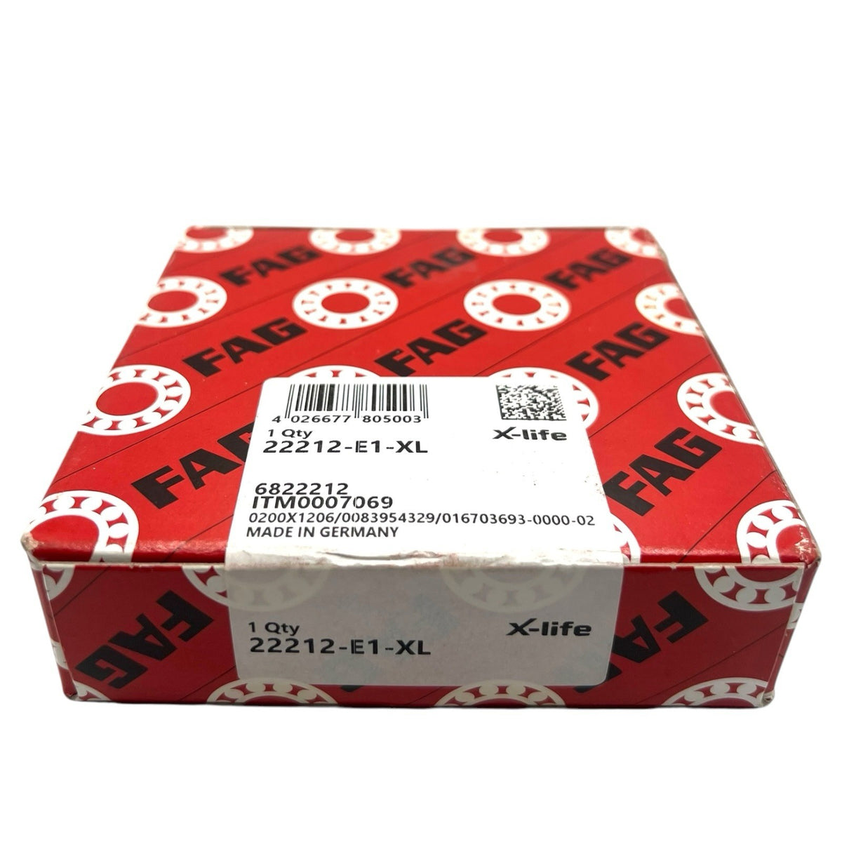 1x FAG 22212-E1-XL Pendelrollenlager 60x110x28 mm Kugellager