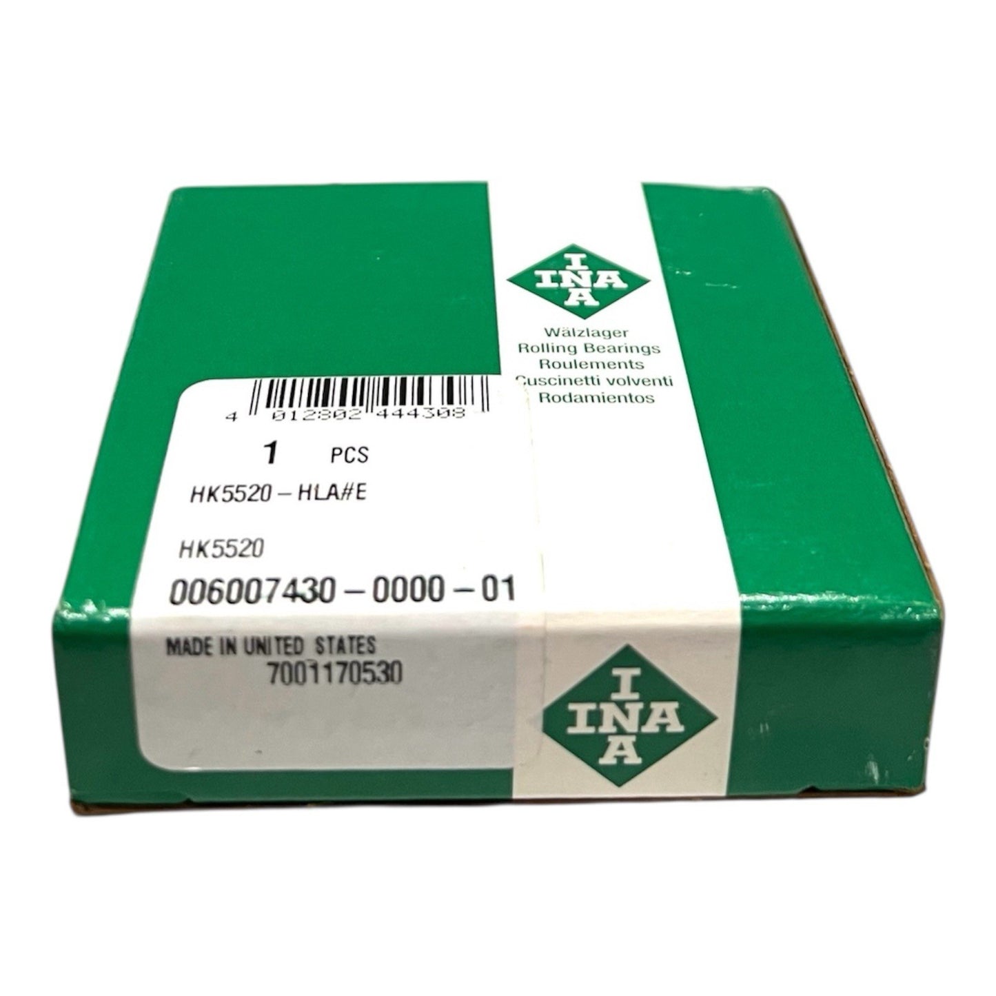 1x INA HK5520-HLA Nadelhülse Nadellager 55x63x20 mm Kugellager