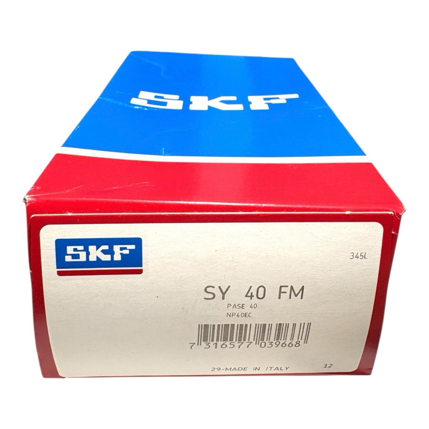 1x SKF SY 40 FM Stehlager-Gehäuseeinheit 40 mm Exzenterspannring SY40 FM