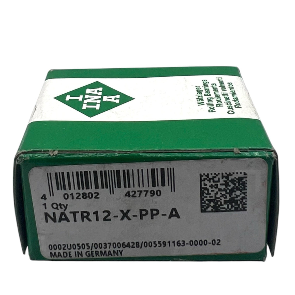 1x INA NATR12-X-PP-A Stützrolle 12x32x15 mm Kugellager