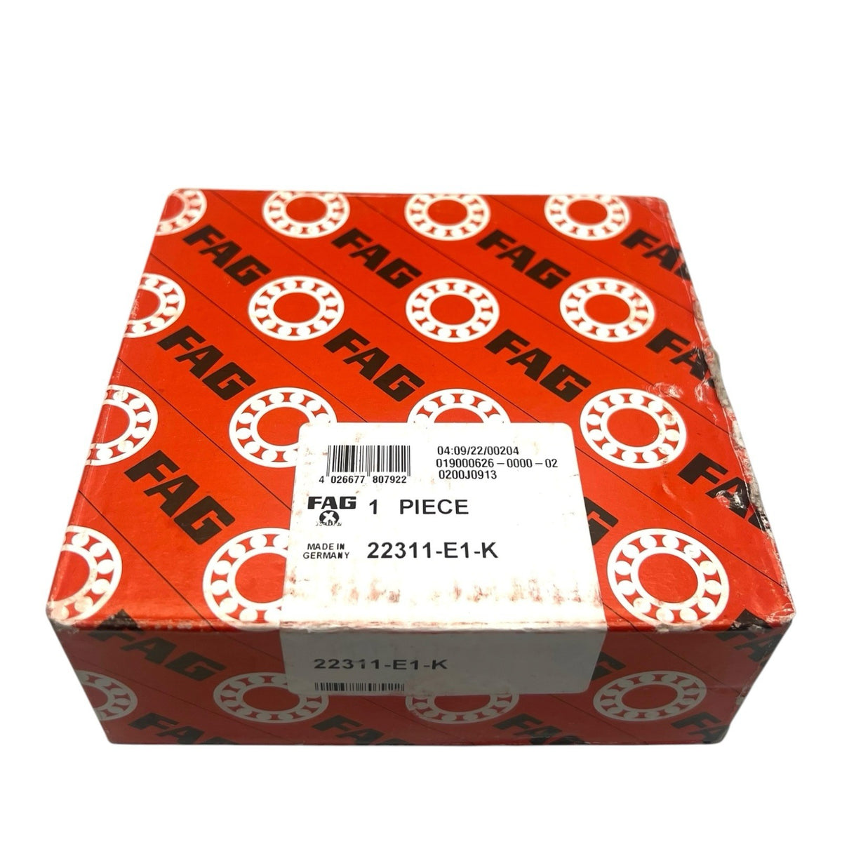 1x FAG 22311-E1-K Pendelrollenlager 55x120x43 mm Kugellager