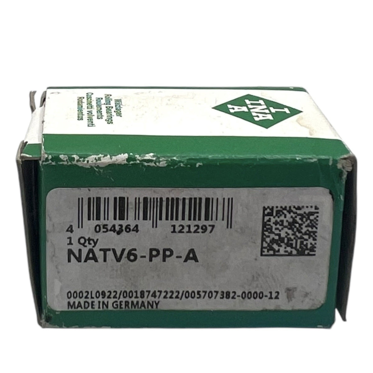 1x INA NATV6-PP-A Stützrolle 6x19x12 mm Kugellager