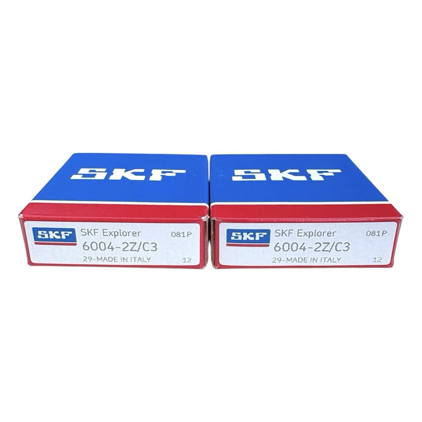 2x SKF Explorer 6004-2Z/C3 Rillenkugellager 20x42x12 mm Kugellager 6004 2Z ZZ C3