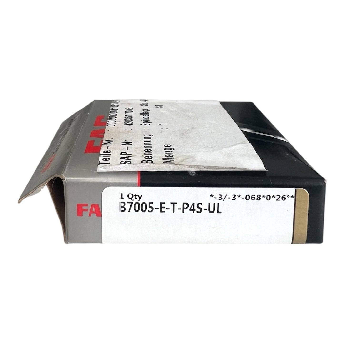 1x FAG B7005-E-T-P4S-UL Spindellager 25x47x12 mm Kugellager