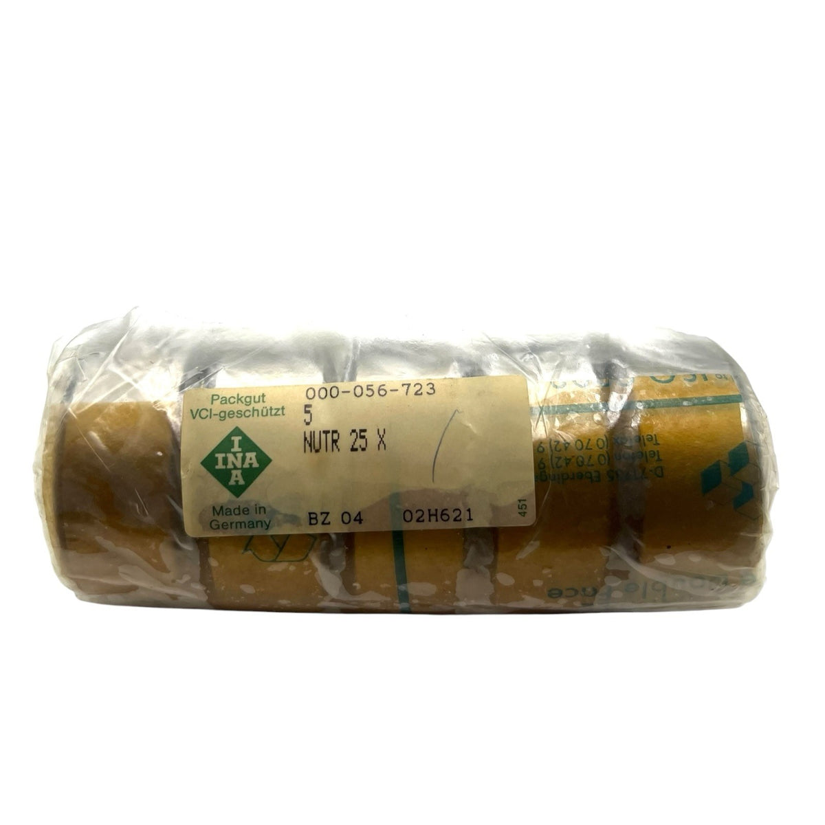 5x INA NUTR 25 X Stützrollen 25x52x25 mm NUTR25X Kugellager
