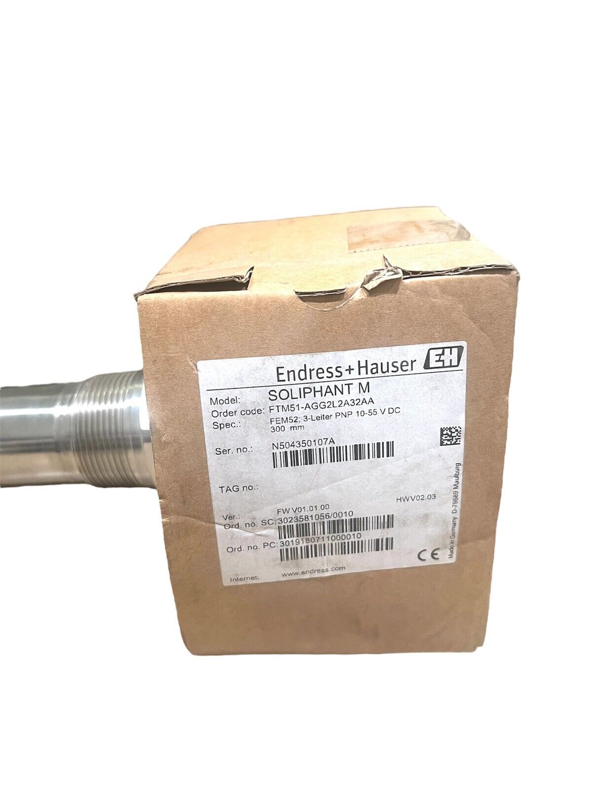 1x Endress+Hauser Soliphant M FTM51-AGG2L2A32AA