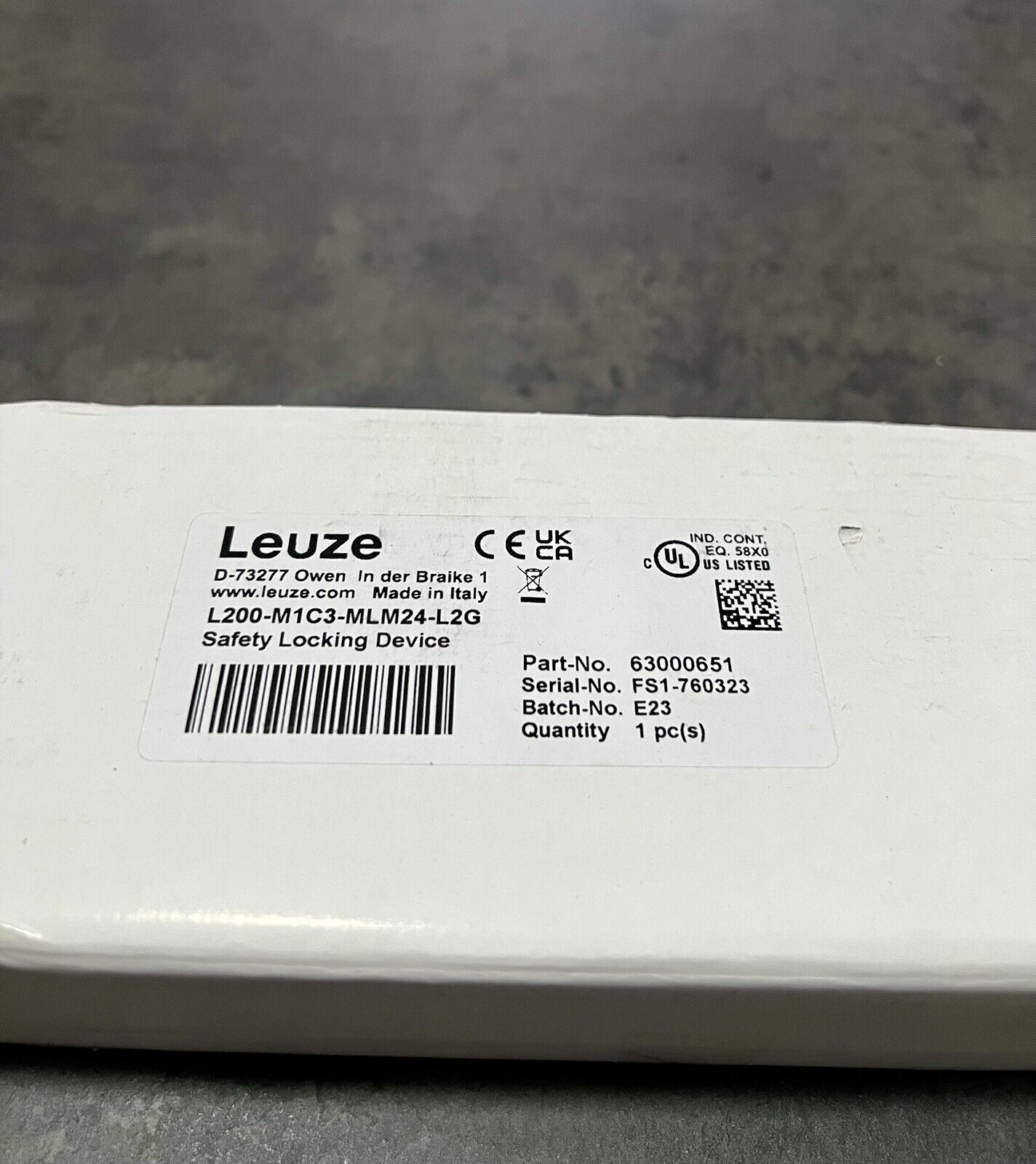 1x Leuze L200-M1C3-MLM24-L2G Sicherheits-Zuhaltung 63000651