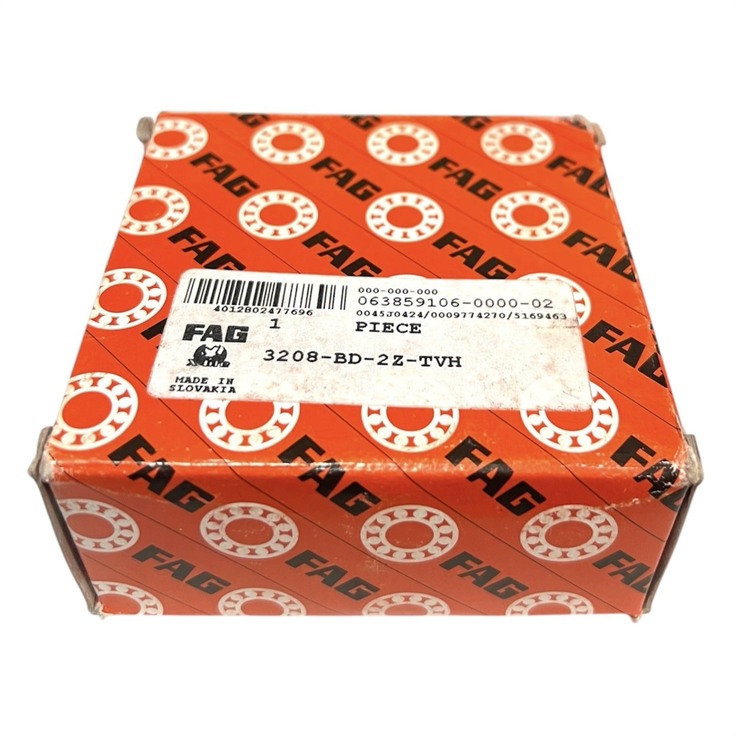 1x FAG 3208-BD-2Z-TVH Schrägkugellager 40x80x30,2 mm Kugellager