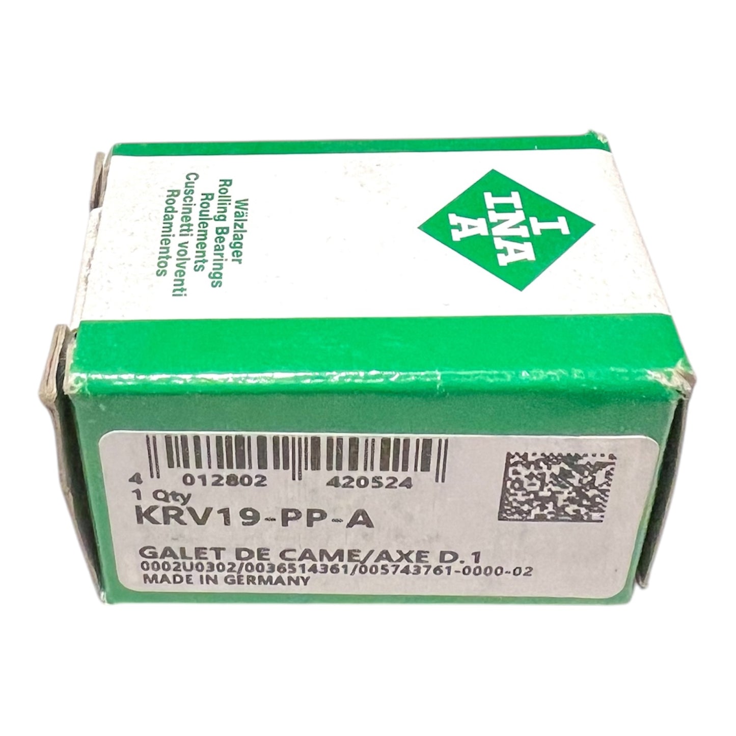 1x INA KRV19-PP-A Kurvenrolle 8x19x11 mm KRV 19 PP A Kugellager