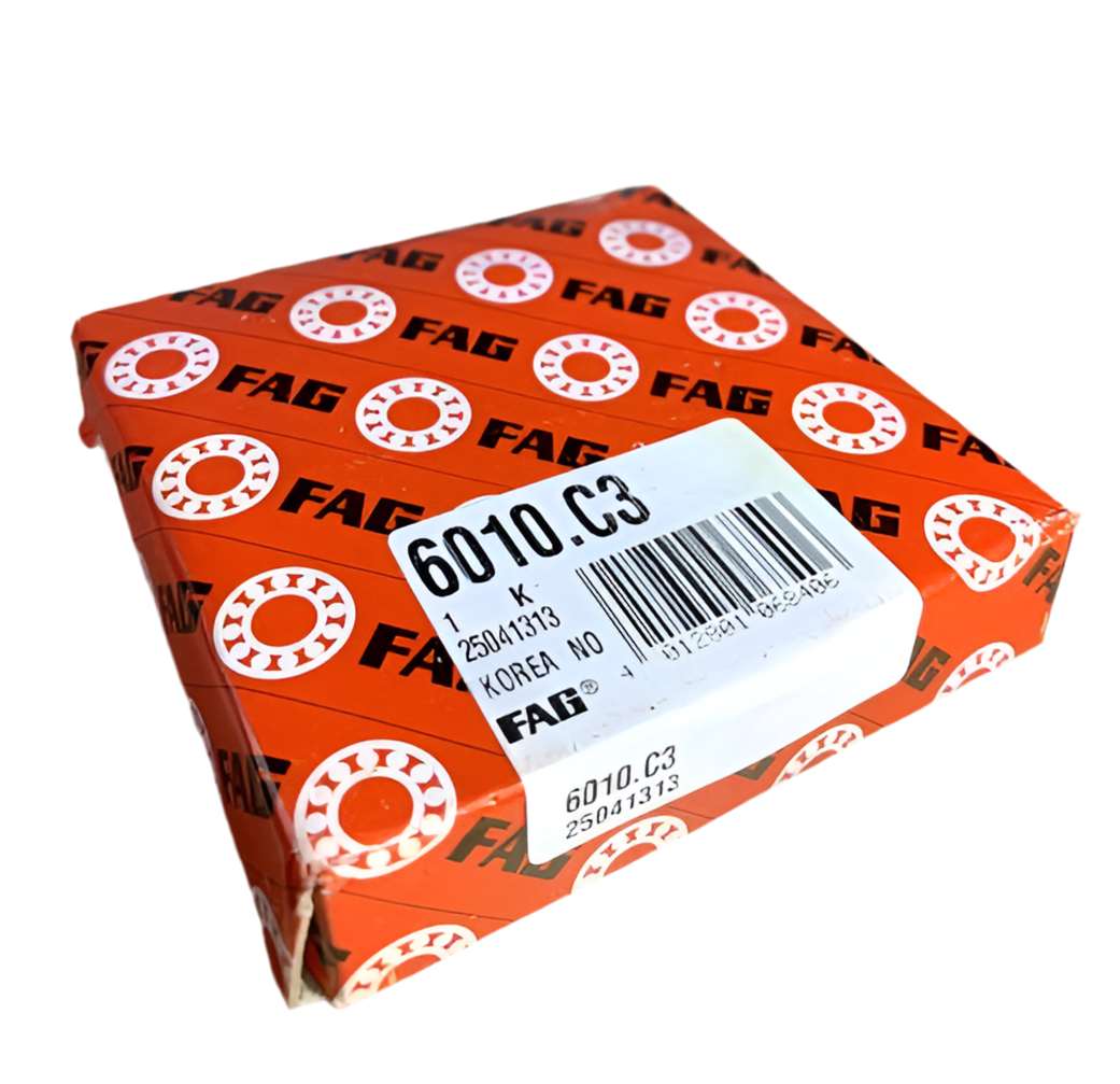 1x FAG 6010/C3 Rillenkugellager 50x80x16 mm 6010 C3 Kugellager
