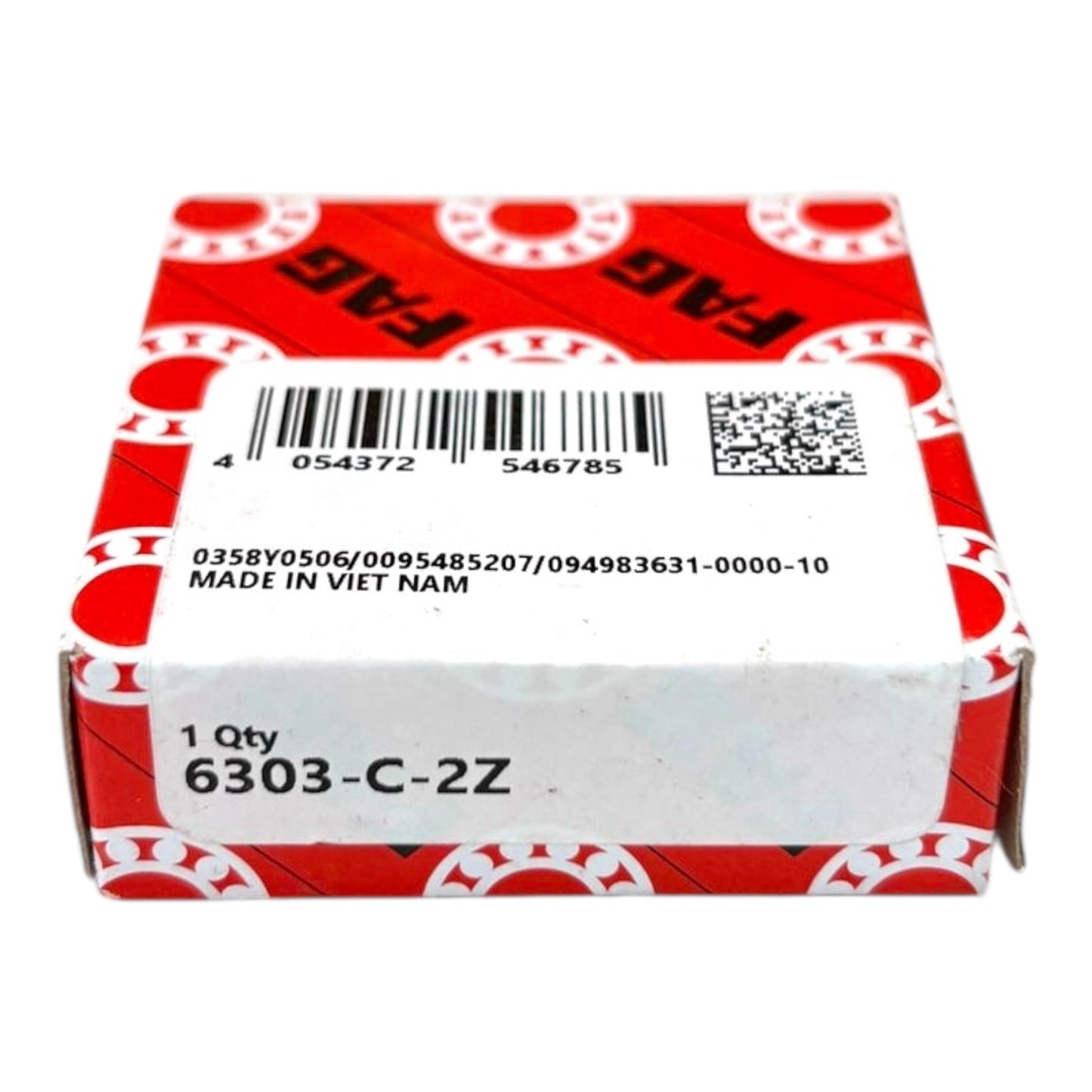 1x FAG 6303-C-2Z Rillenkugellager 17x47x14 mm Kugellager 6303 2Z