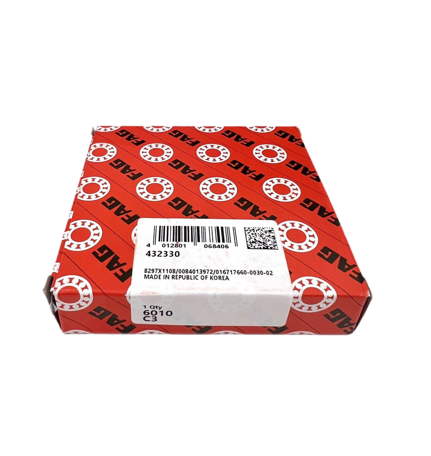 1x FAG 6010-C3 Rillenkugellager 50x80x16 mm offenes Kugellager