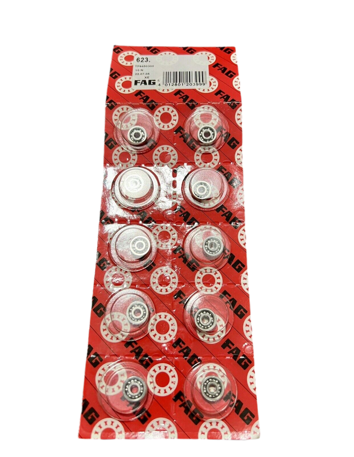 10x FAG 623 Rillenkugellager 3x10x4 mm